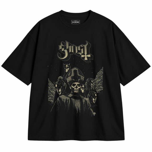 Ghost 4 — Unisex oversize, Negro