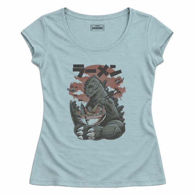 Godzilla 1 — Mujer entallada, Celeste
