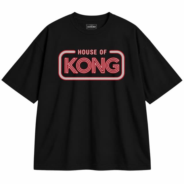 Gorillaz - Hok Logo — Unisex oversize, Negro