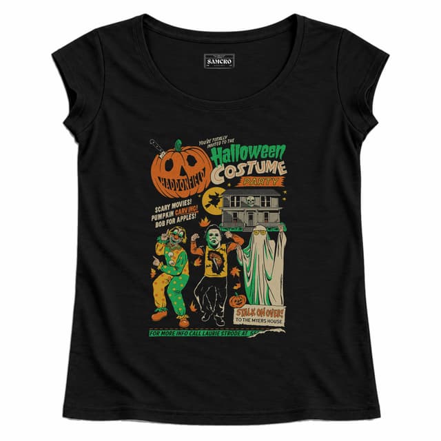 Halloween - Haddonfield Halloween Costume Party — Mujer recta, Negro