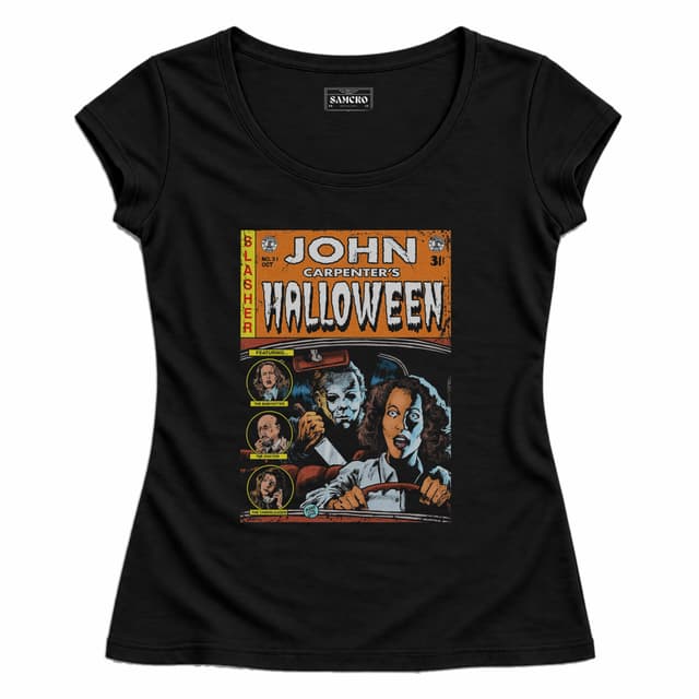 Halloween - Jc Comics — Mujer entallada, Negro