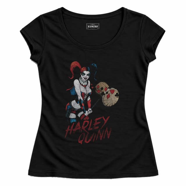 Harley Quinn 11 — Mujer entallada, Negro