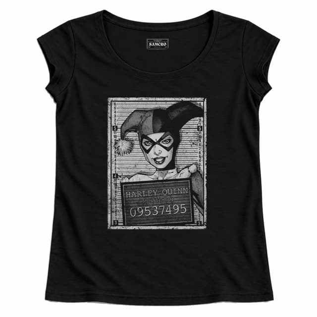 Harley Quinn 15 — Mujer recta, Negro