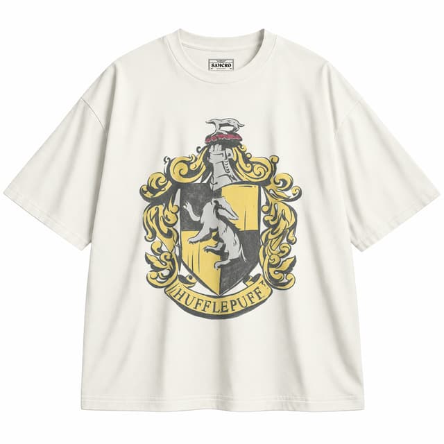 Harry Potter - Badger Logo Extra Soft — Unisex oversize, Crema