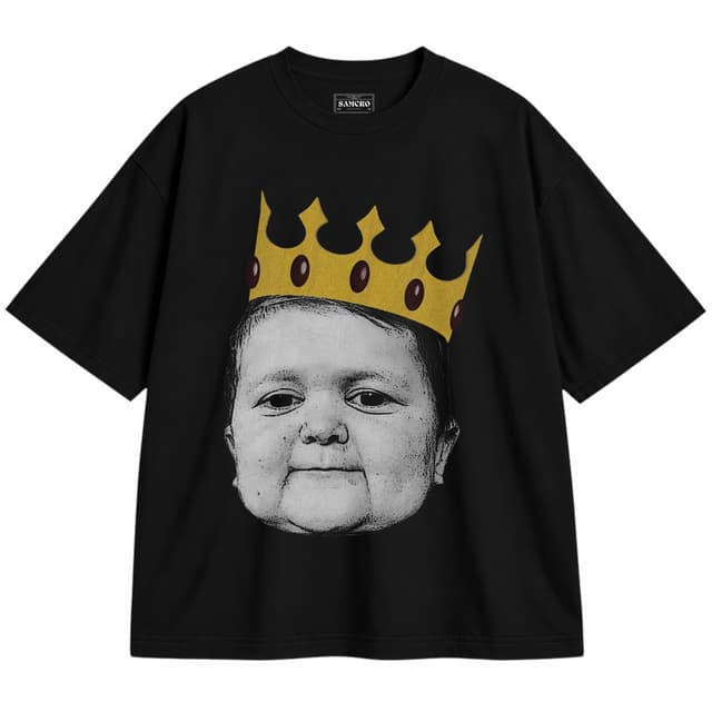 Hasbullah 7 — Unisex oversize, Negro