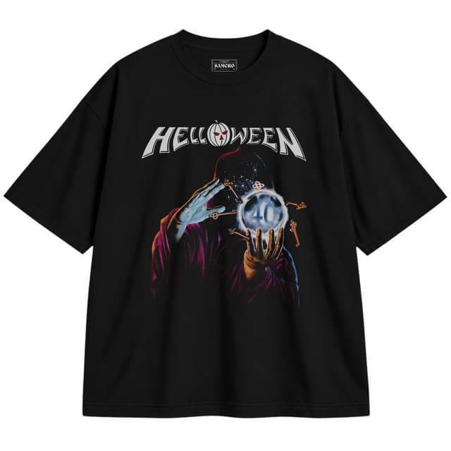 Helloween - Keeper 40 Years — Unisex oversize, Negro