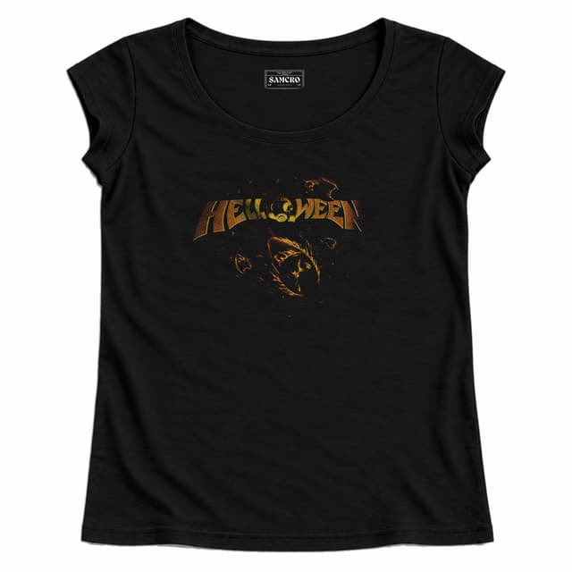 Helloween - Straight Out of Hell — Mujer recta, Negro
