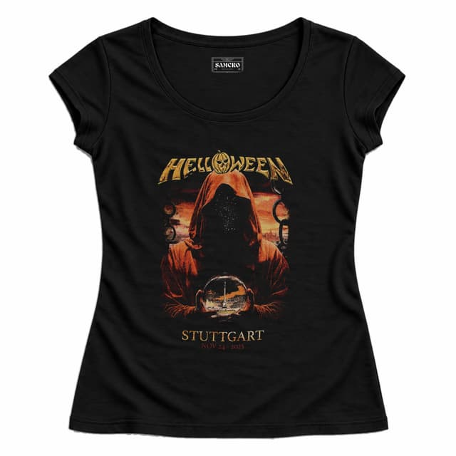 Helloween - Stuttgart 2025 — Mujer entallada, Negro