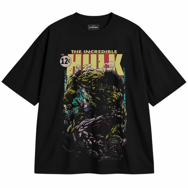 Hulk 1 — Unisex oversize, Negro