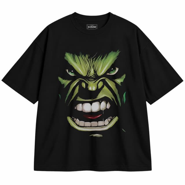 Hulk 2 — Unisex oversize, Negro