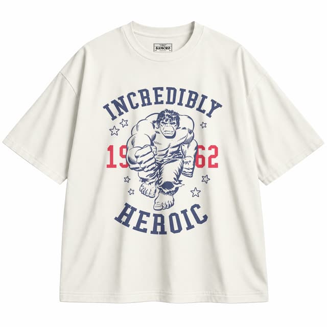 Hulk 7 — Unisex oversize, Crema