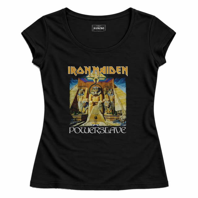 Iron Maiden 20 — Mujer entallada, Negro