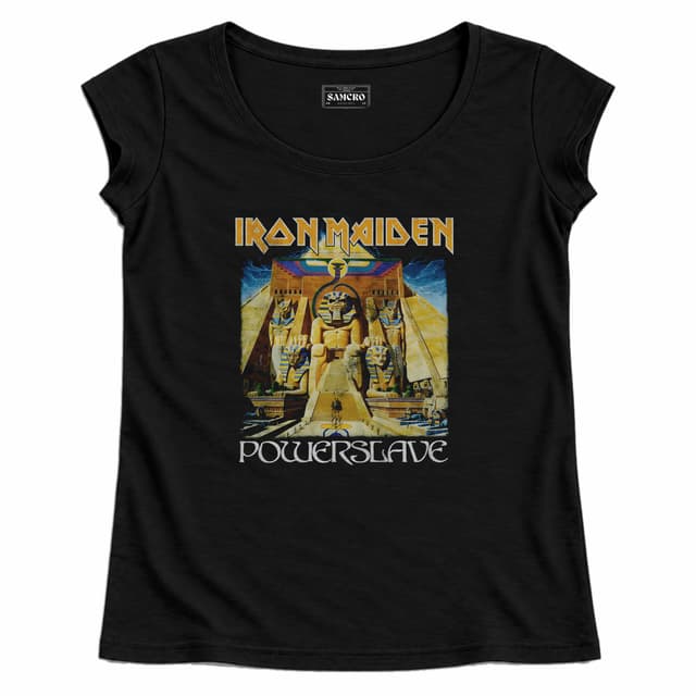 Iron Maiden 20 — Mujer recta, Negro