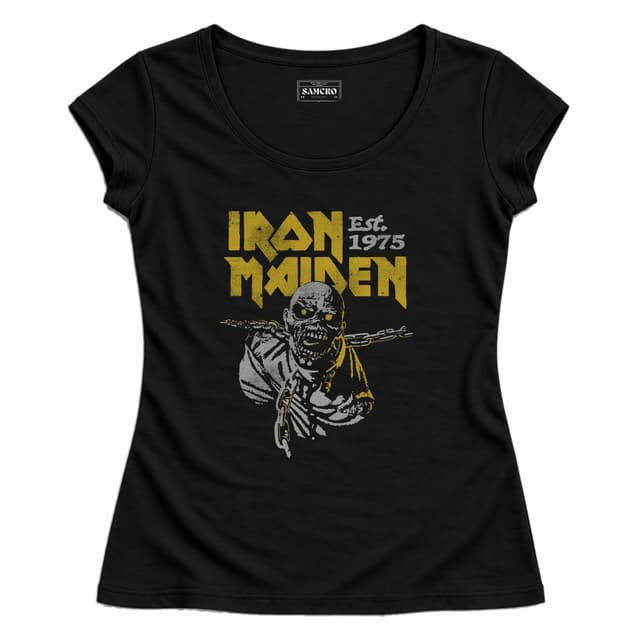 Iron Maiden 38 — Mujer entallada, Negro