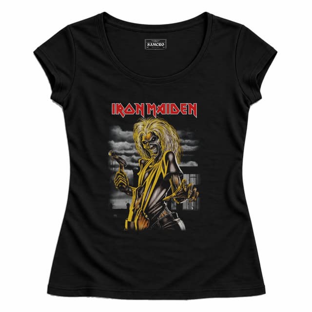 Iron Maiden 8 — Mujer entallada, Negro