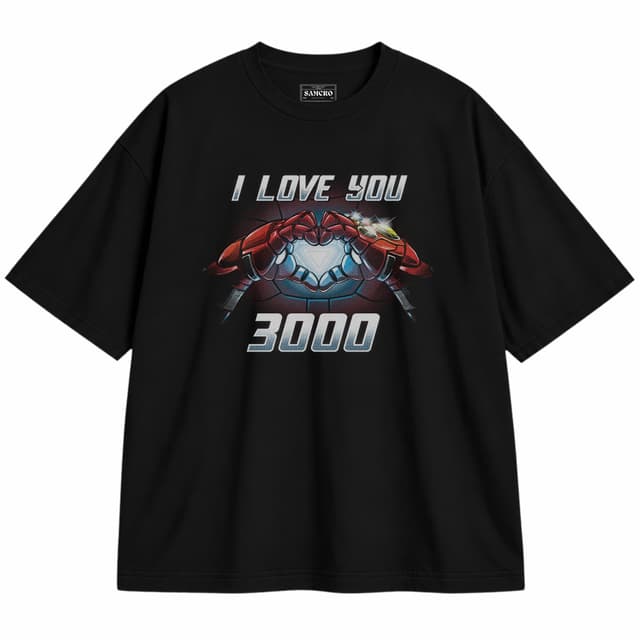 Iron Man 13 — Unisex oversize, Negro