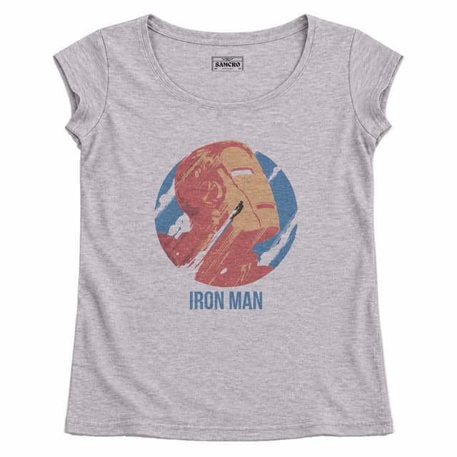 Iron Man 14 — Mujer recta, Gris