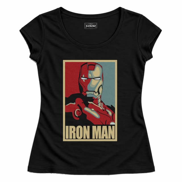 Iron Man 2 — Mujer entallada, Negro