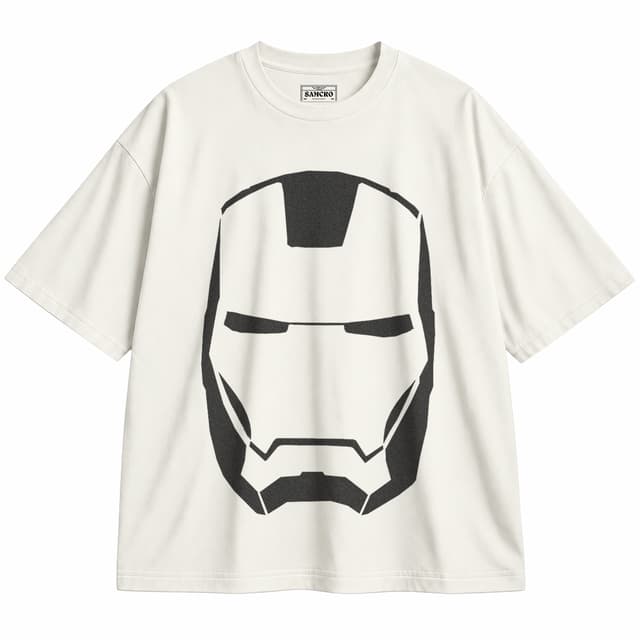 Iron Man 3 — Unisex oversize, Crema