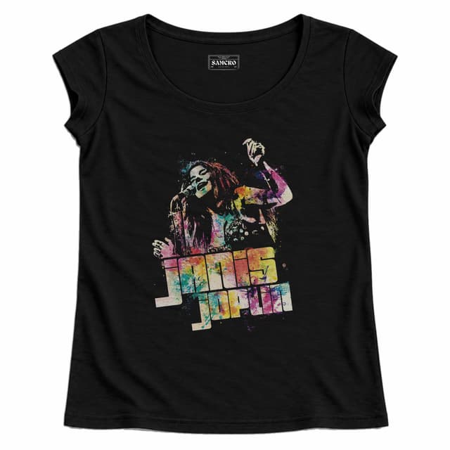 janis joplin 1 — Mujer recta, Negro