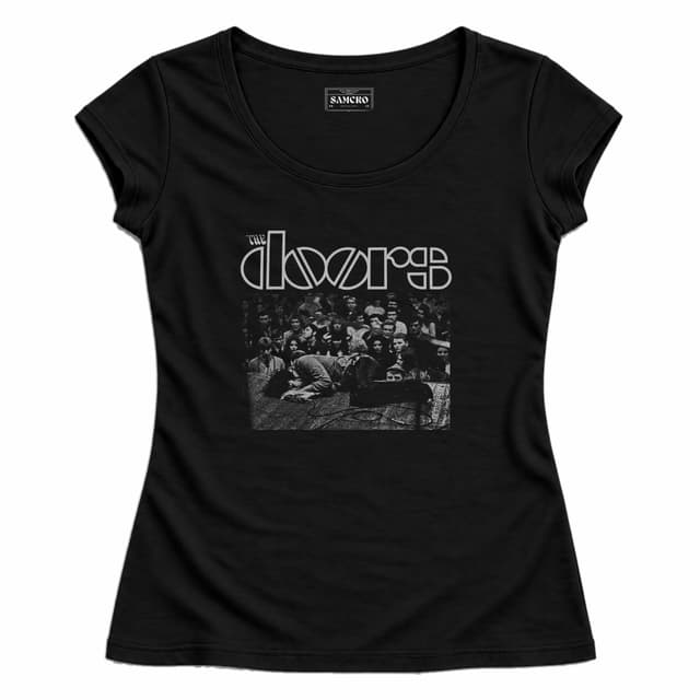 The Doors - Lying on Stage — Mujer entallada, Negro