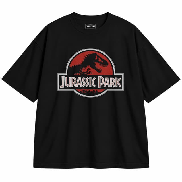 Jurassic 1 — Unisex oversize, Negro