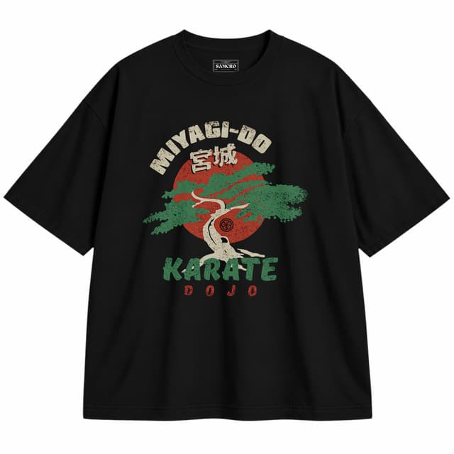 Karate Kid 1 — Unisex oversize, Negro