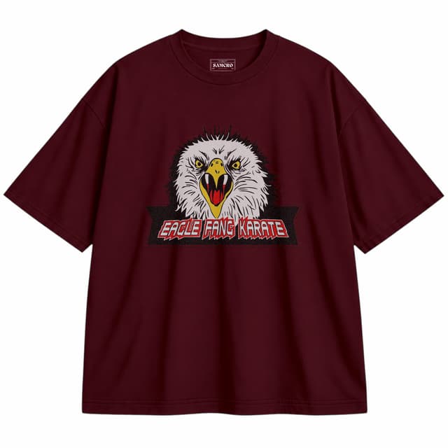 Karate Kid 11 — Unisex oversize, Bordó