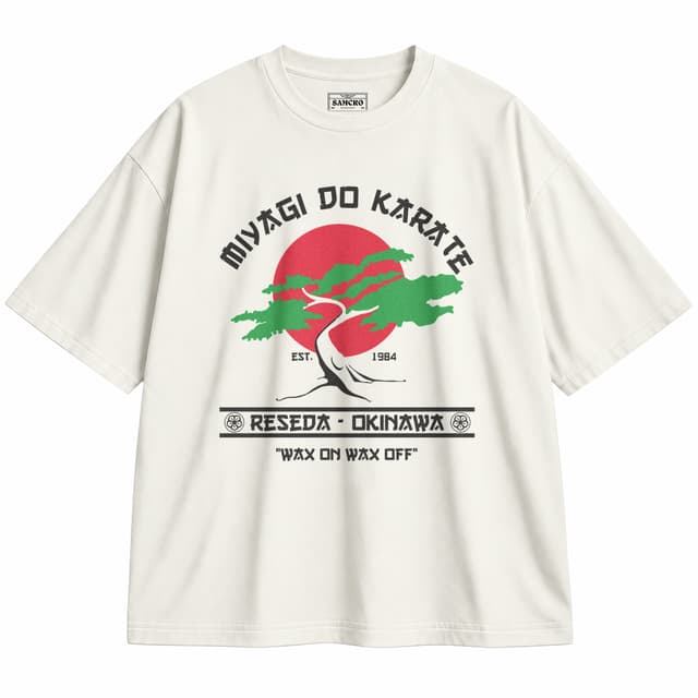 Karate Kid 4 — Unisex oversize, Crema