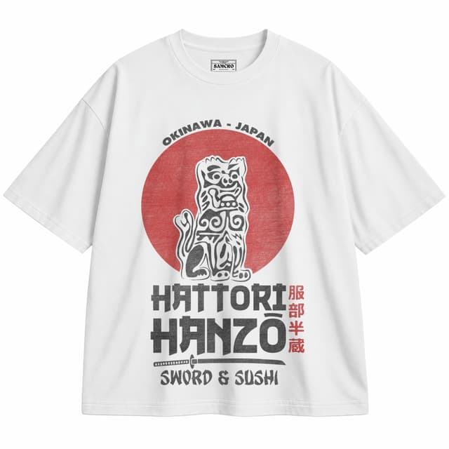 Kill Bill 3 — Unisex oversize, Blanco