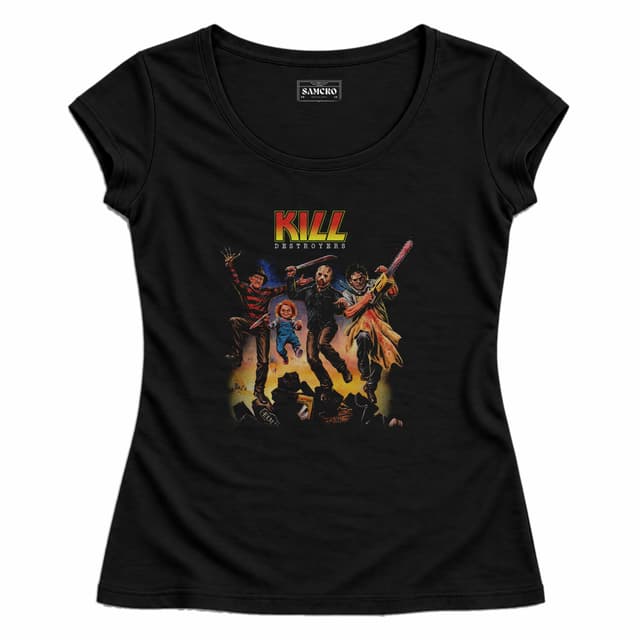 Kill Destroyers — Mujer entallada, Negro
