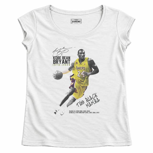 Kobe Briant 1 — Mujer recta, Blanco