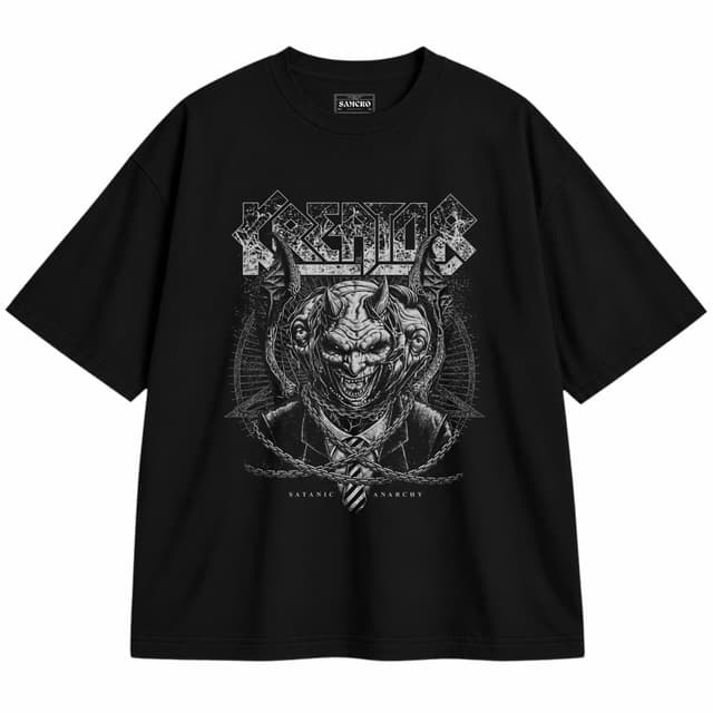 Kreator - Satanic Anarchy — Unisex oversize, Negro