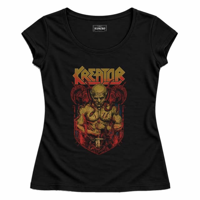 Kreator - Snakes — Mujer entallada, Negro