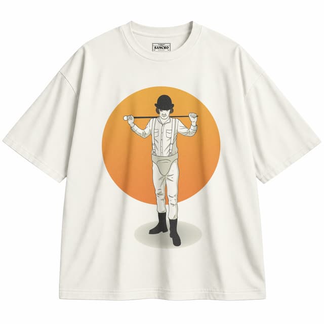 La Naranja Mecanica 1 — Unisex oversize, Crema