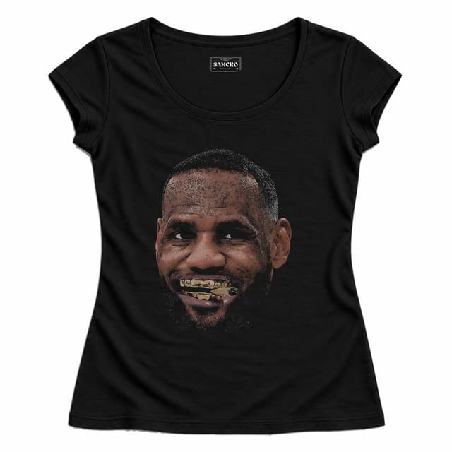 LEBRON JAMES 1 — Mujer entallada, Negro