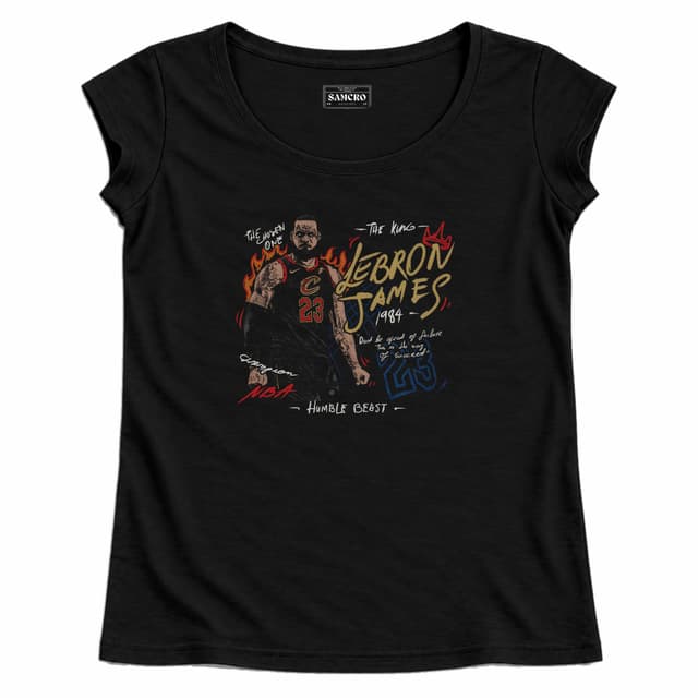 LEBRON JAMES 3 — Mujer recta, Negro