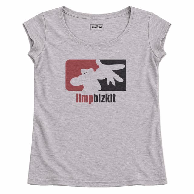 Limp Bizkit 7 — Mujer recta, Gris