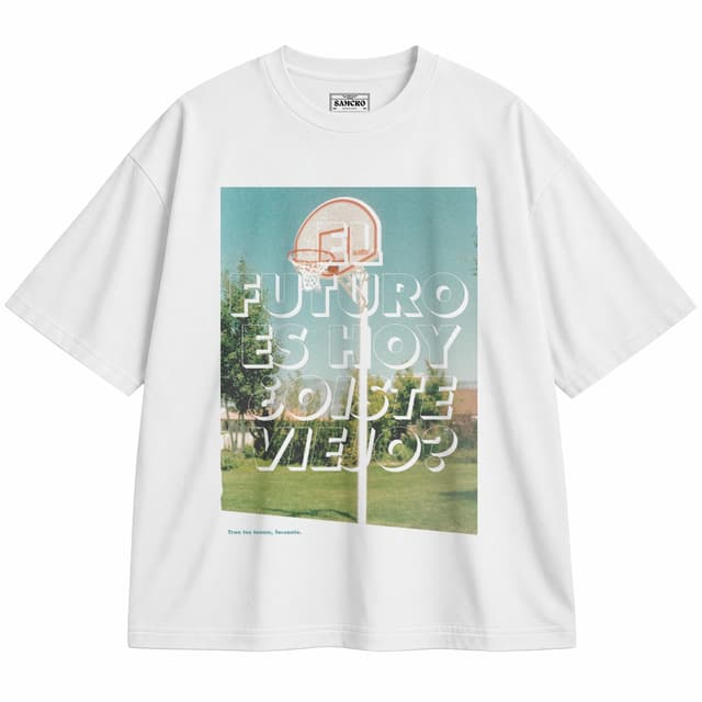 Malcolm in the Middle - El Futuro es Hoy Photo — Unisex oversize, Blanco