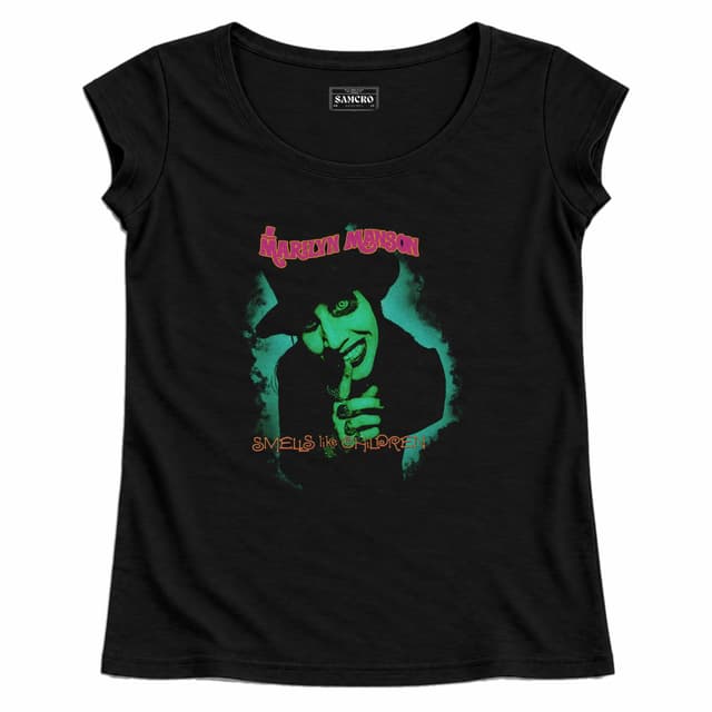 Marilyn Manson - Smells Like Children — Mujer recta, Negro
