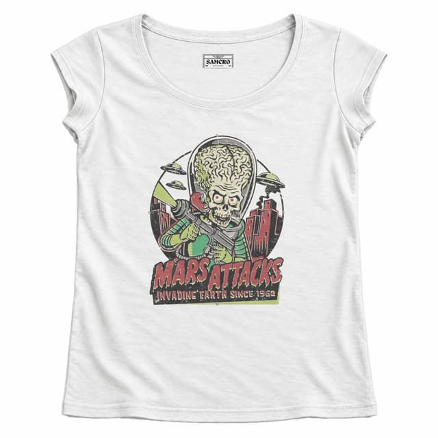 Mars Attacks 3 — Mujer recta, Blanco