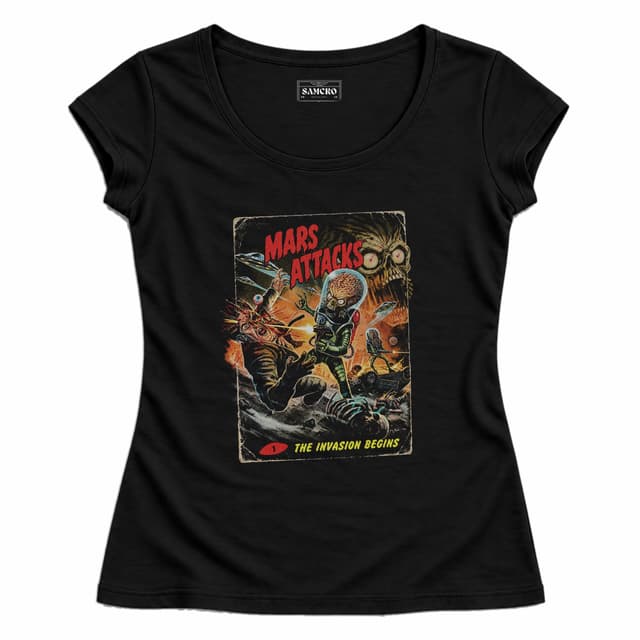 Mars Attacks - The Invasion Begins — Mujer entallada, Negro