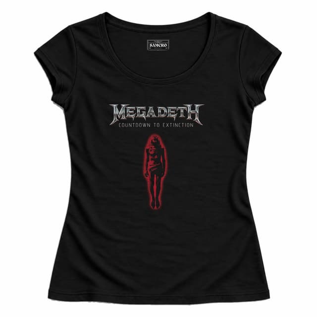 Megadeth 10 — Mujer entallada, Negro