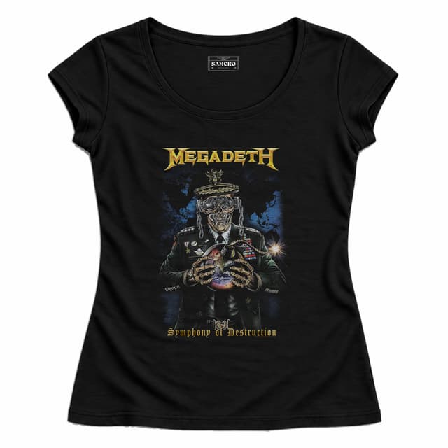 Megadeth 14 — Mujer entallada, Negro