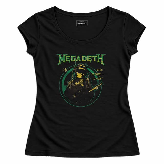 Megadeth 9 — Mujer entallada, Negro