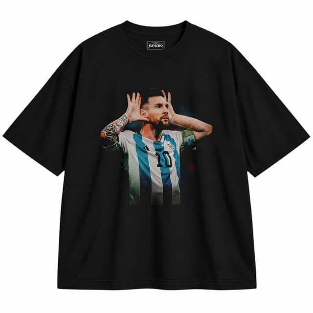 Messi 13 — Unisex oversize, Negro