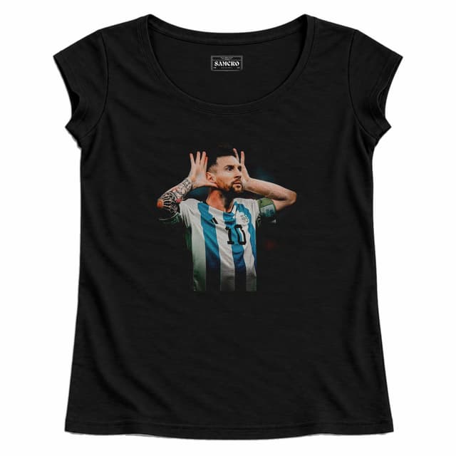 Messi 13 — Mujer recta, Negro