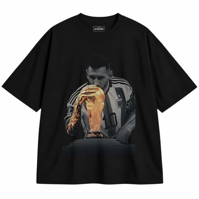 Messi 14 — Unisex oversize, Negro