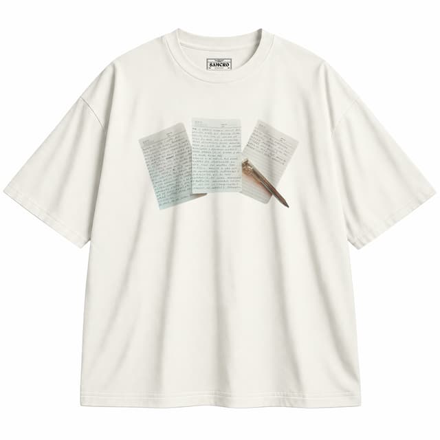Messi - La despedida — Unisex oversize, Crema