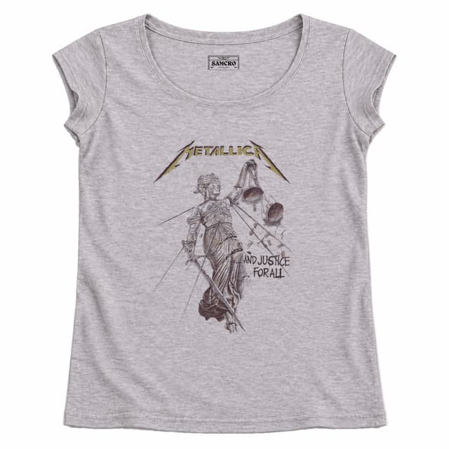 Metallica 17 — Mujer recta, Gris